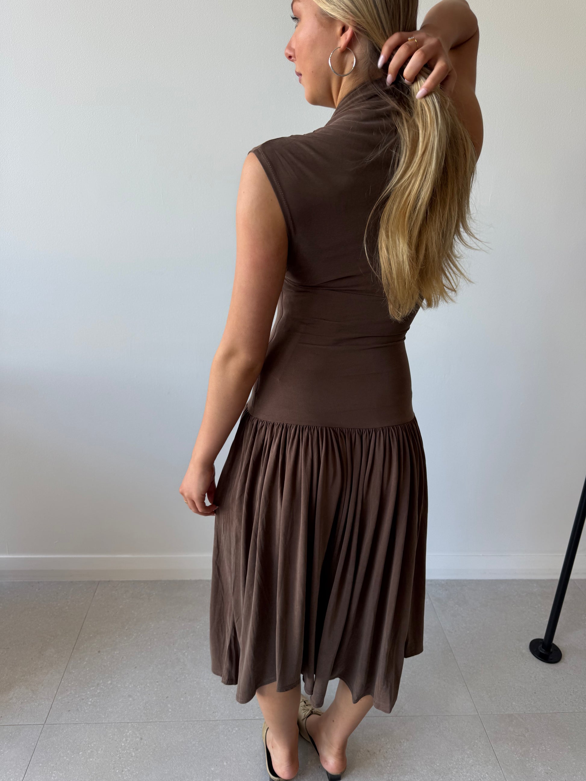 TWYLA DRESS BROWN