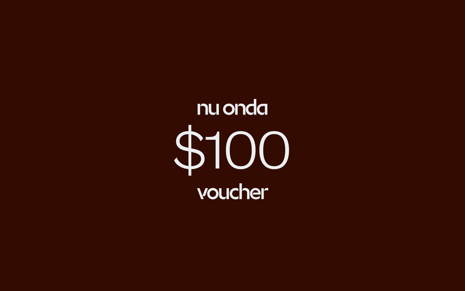 $100 Gift Voucher