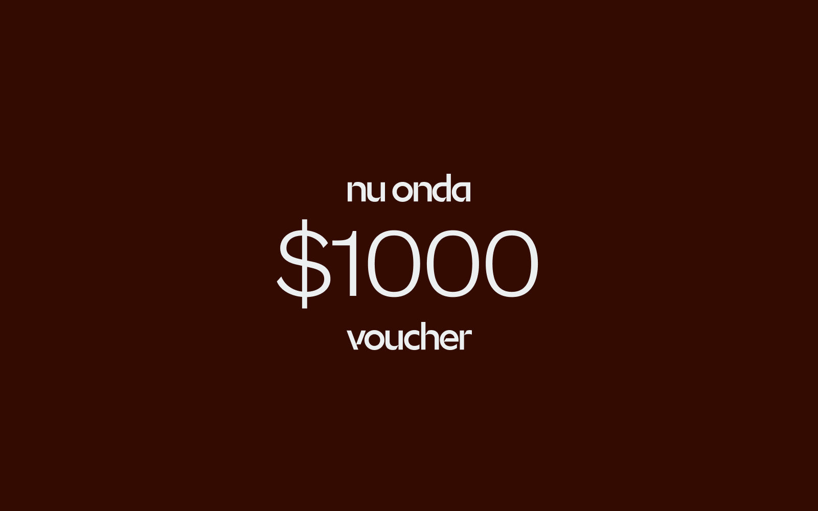 $1000 Gift Voucher