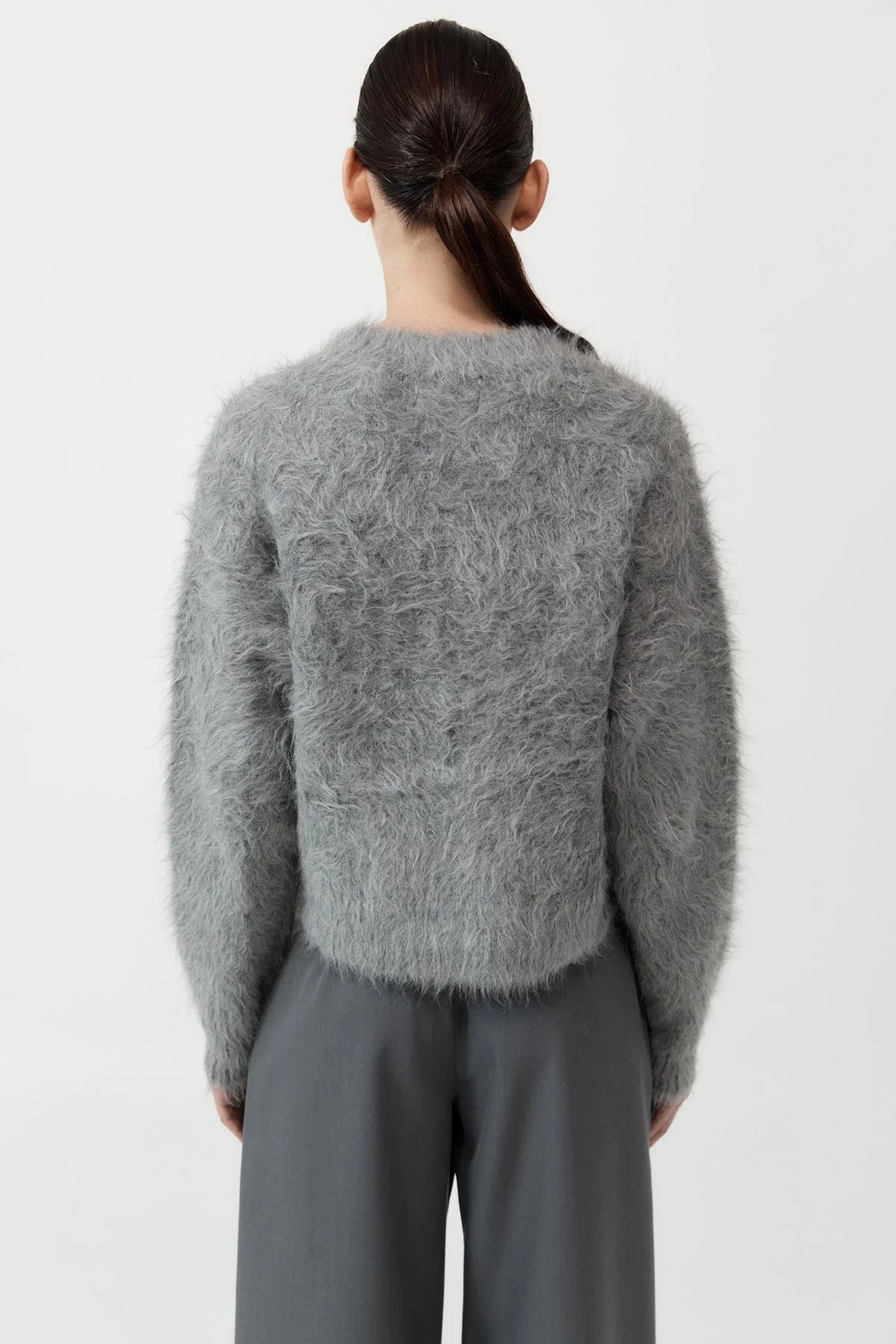ALPACA SWEATER SOFT GREY