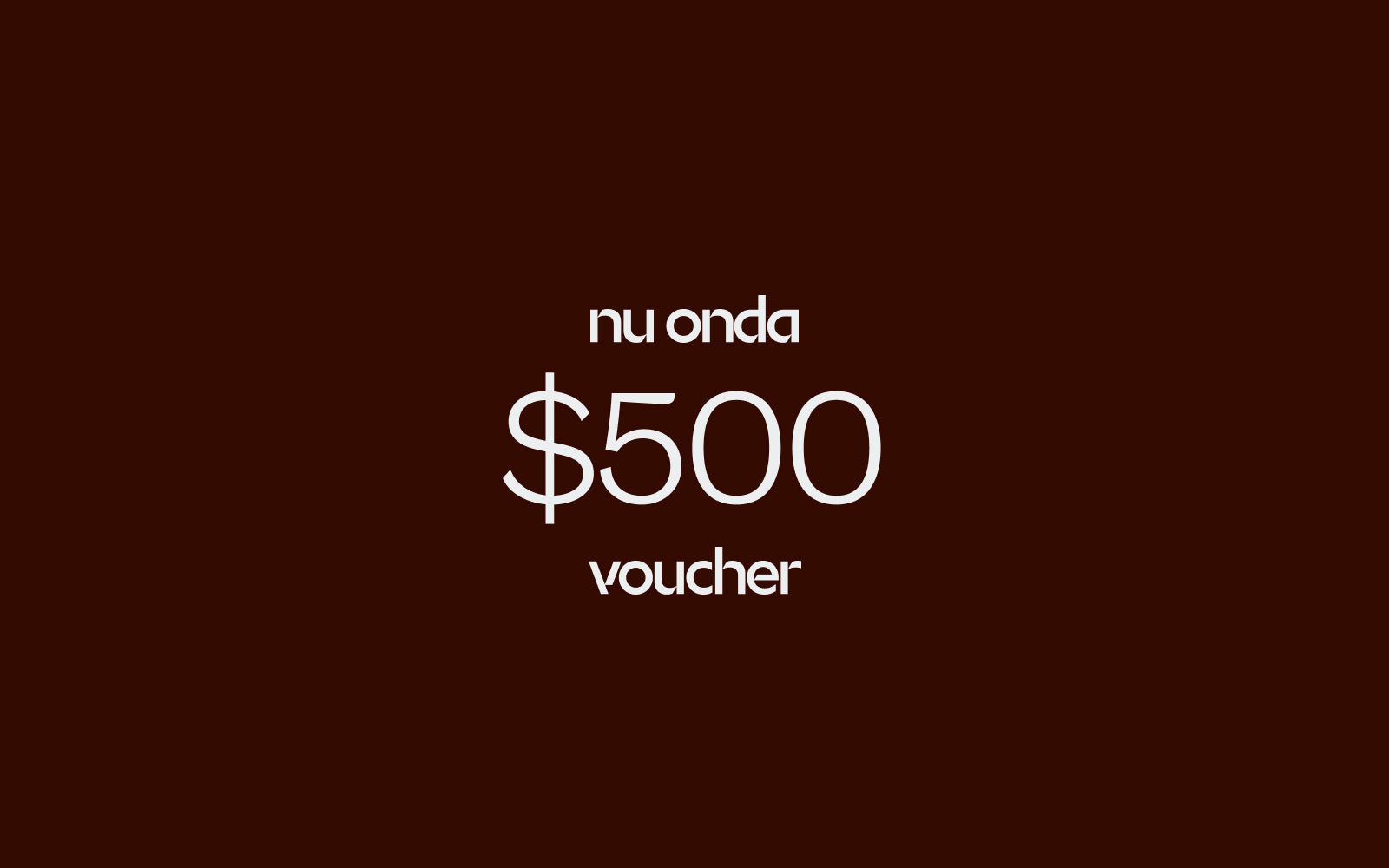 $500 Gift Voucher