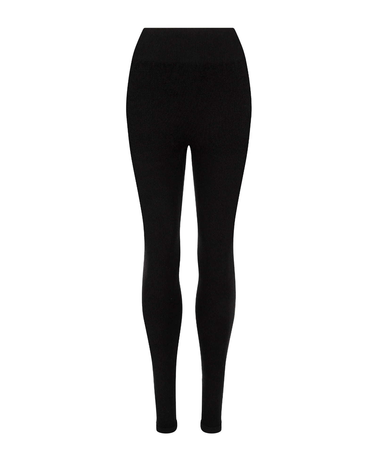 CLASSIC WOOL RIB LEGGING BLACK