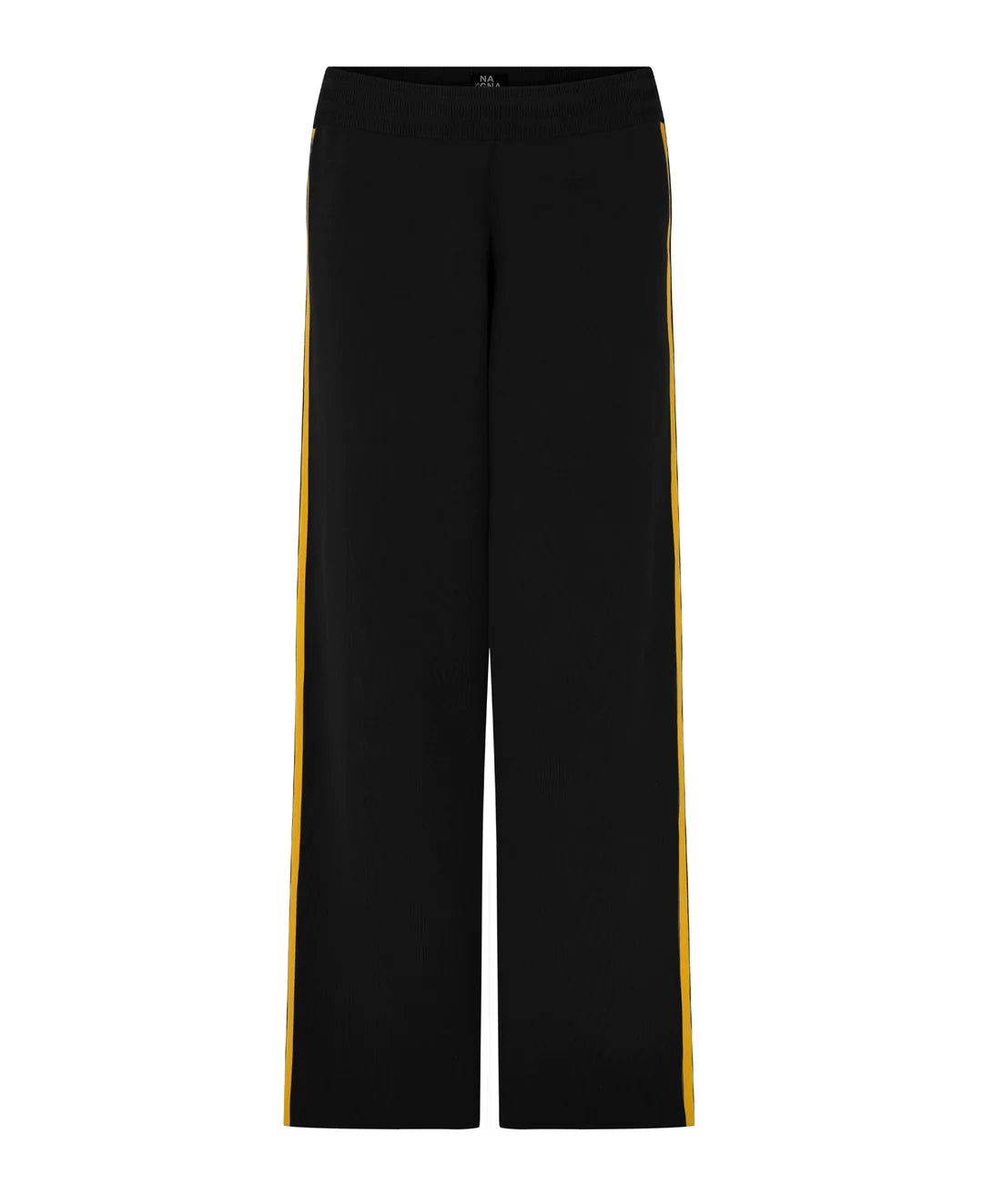 SIDE-SNAP TRACK PANT BLACK/TUMERIC