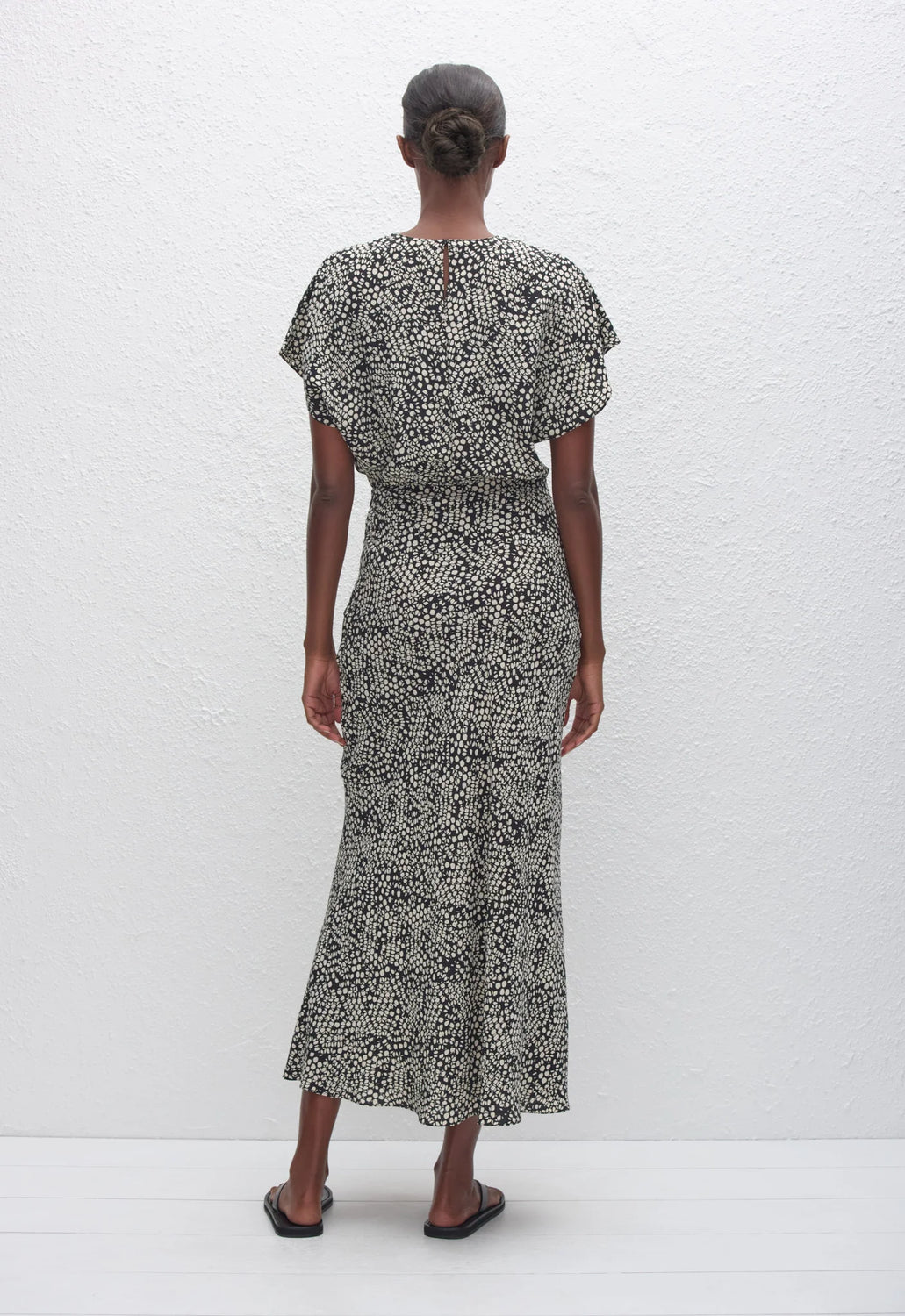 BIAS MIDI TEE DRESS KYOTO - MATTEAU