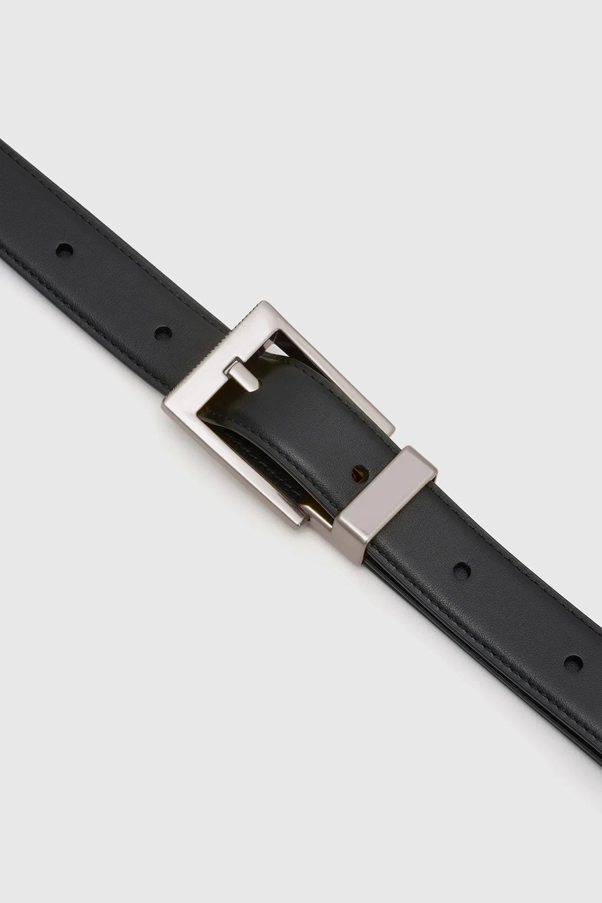 LLOYD BELT BLACK/SILVER