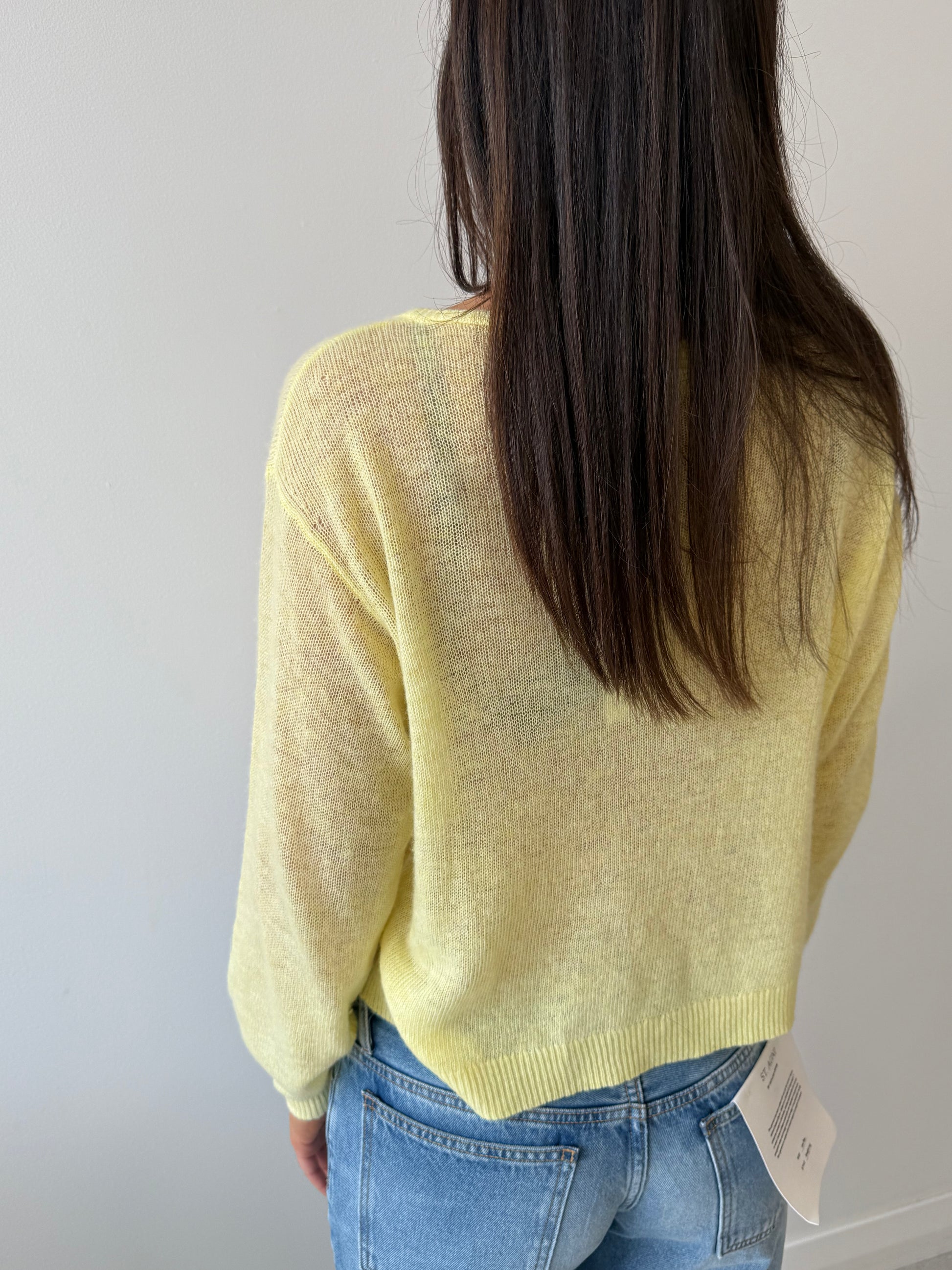 PULL BOULE ML COL V SHELL MELANGE