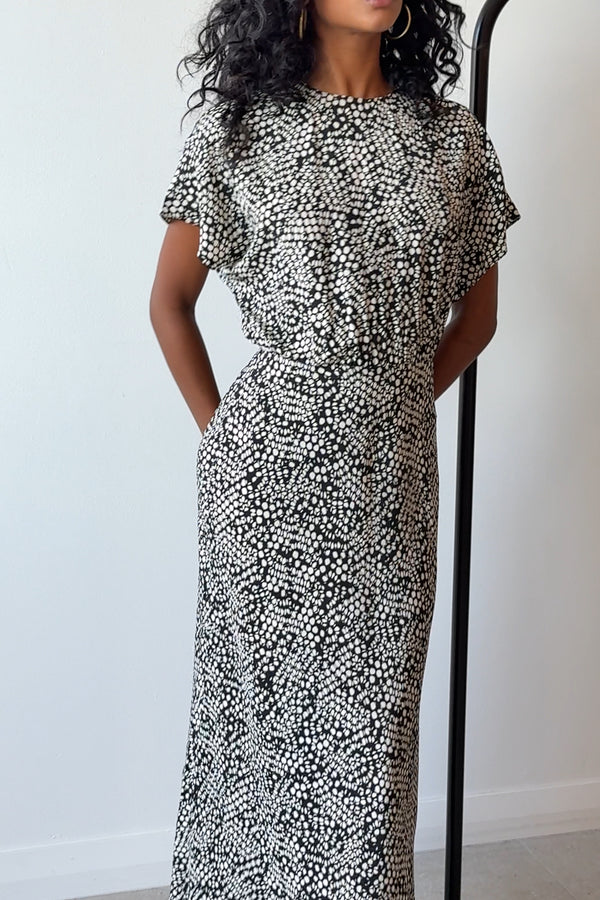 BIAS MIDI TEE DRESS KYOTO - MATTEAU