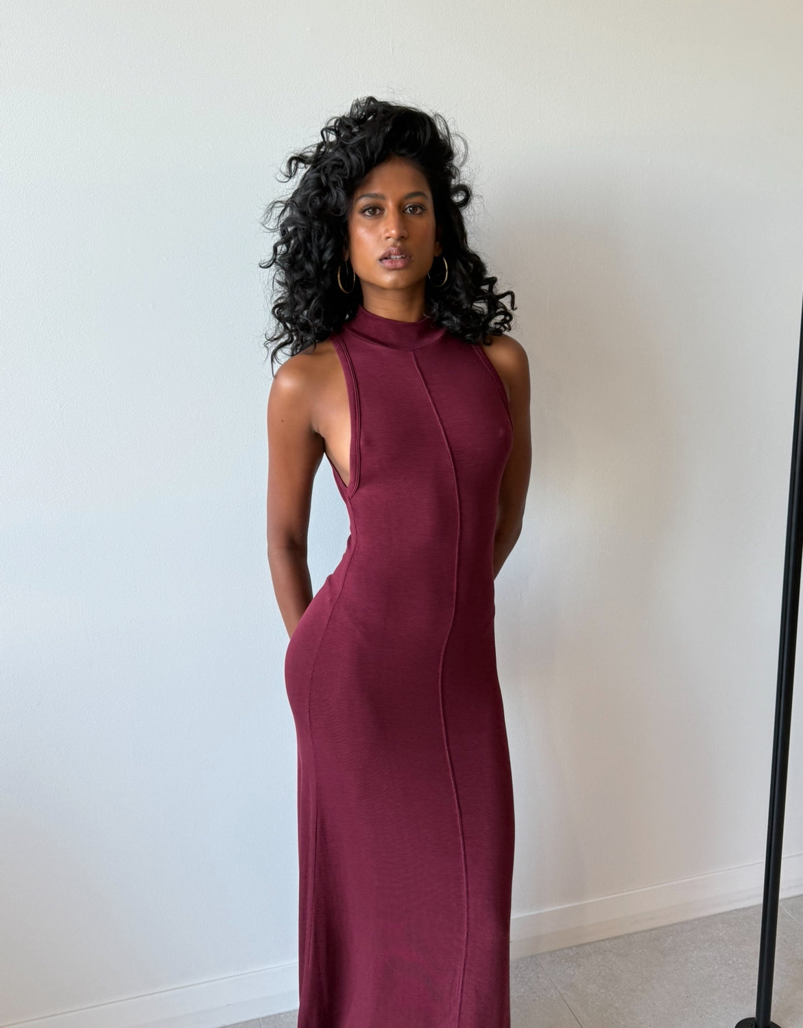 RACER BACK JERSEY MAXI DRESS - ST.AGNI
