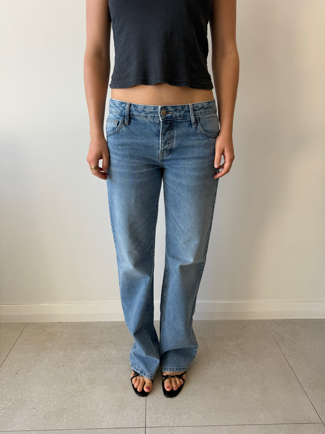 90S LOW RISE JEANS - ST.AGNI