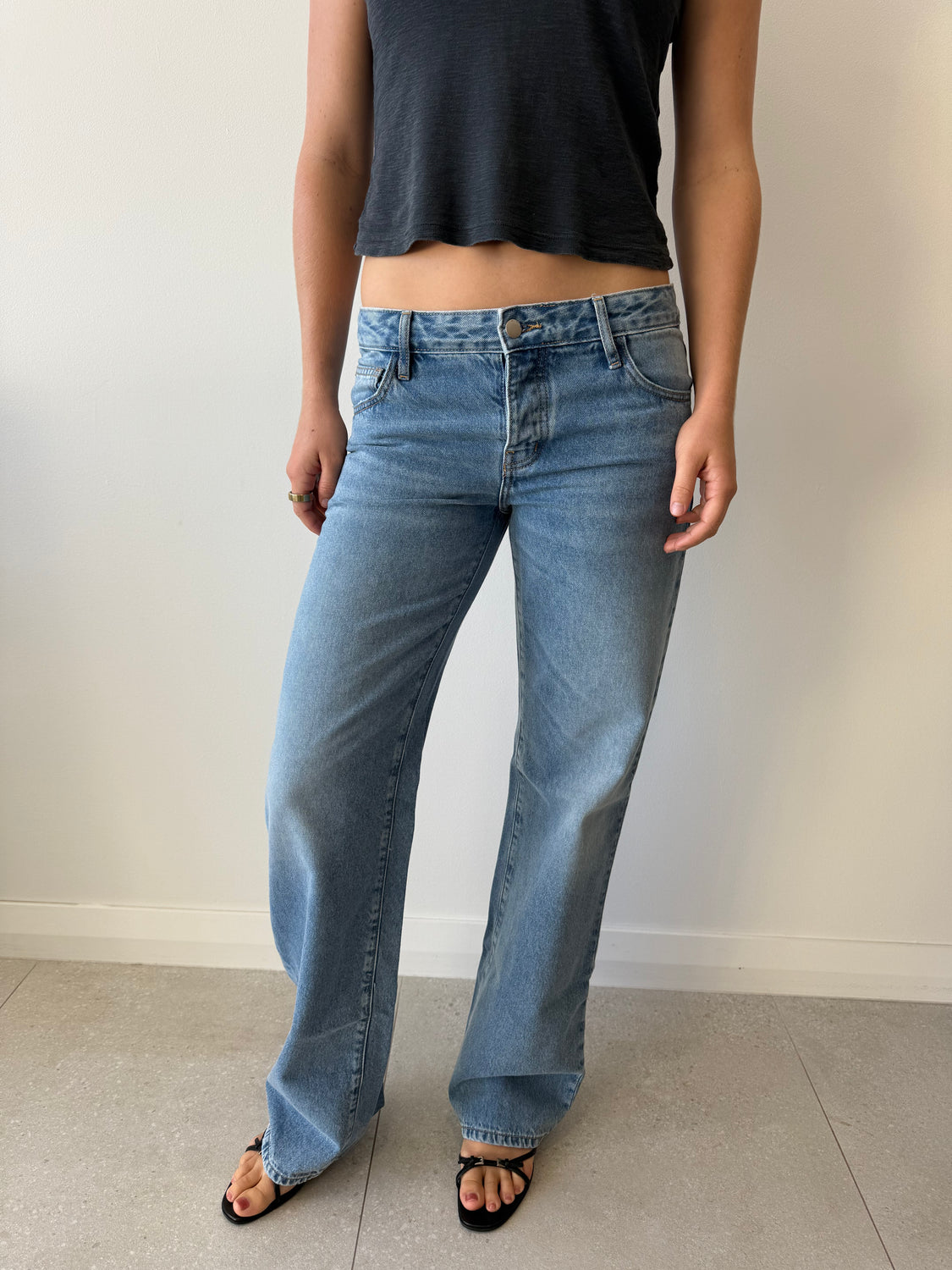 90S LOW RISE JEANS - ST.AGNI