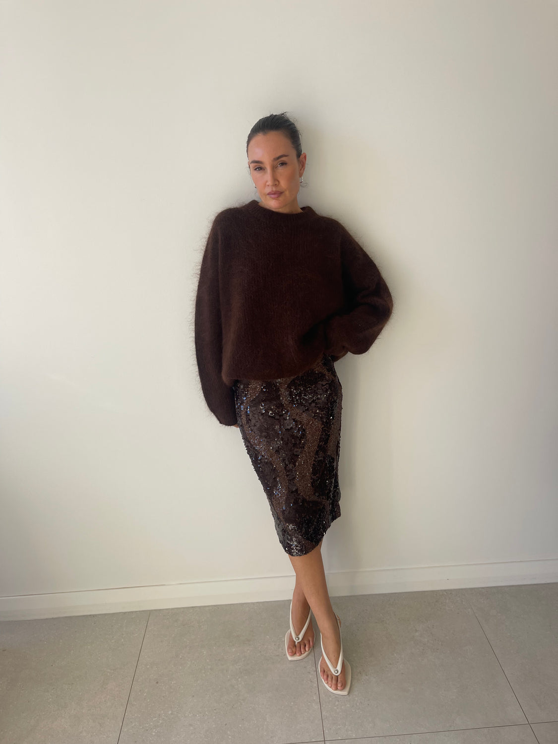 HEDIONE SKIRT MOCHA - C+M
