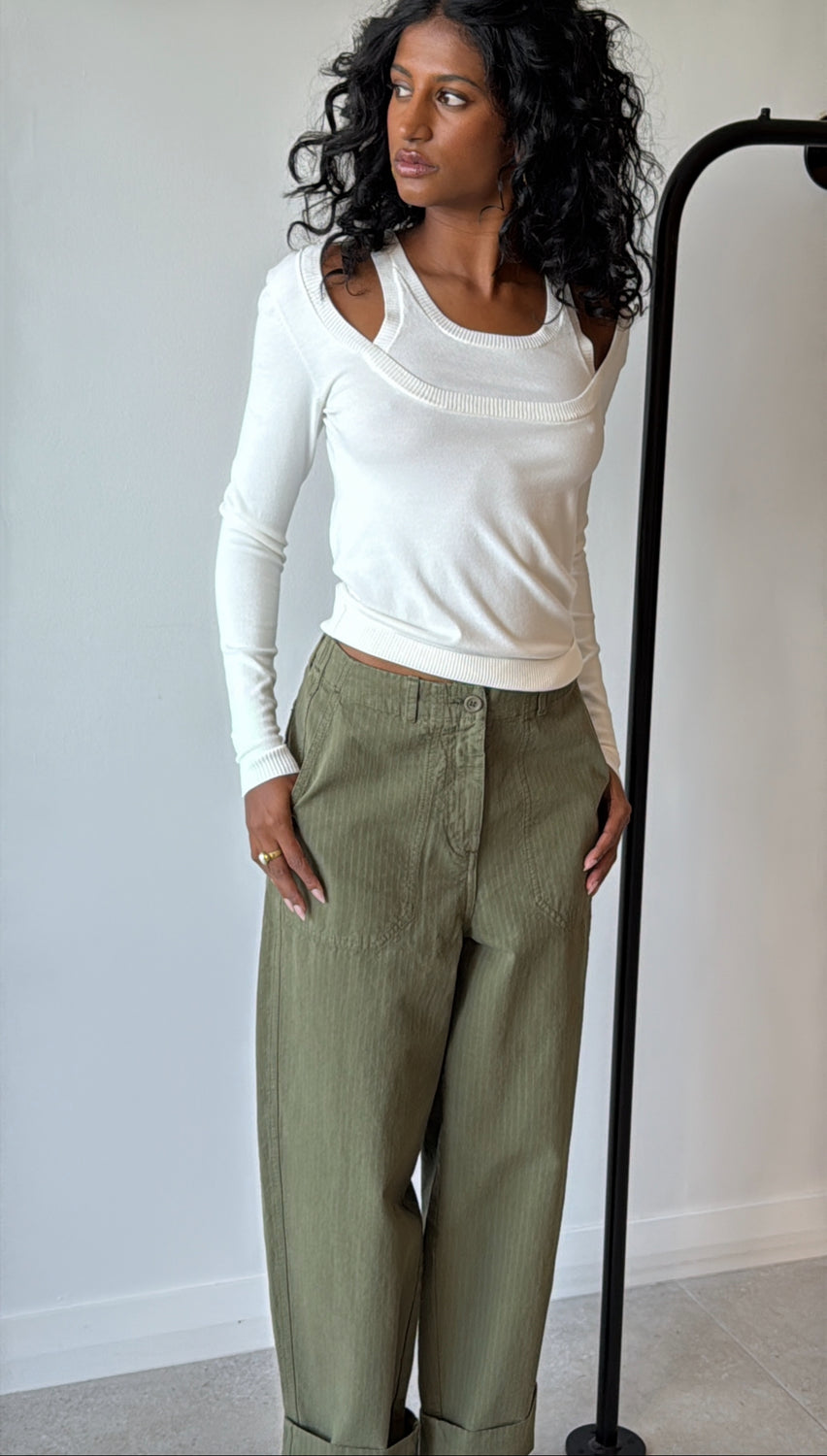 PANTS KHAKI - AMERICAN VINTAGE