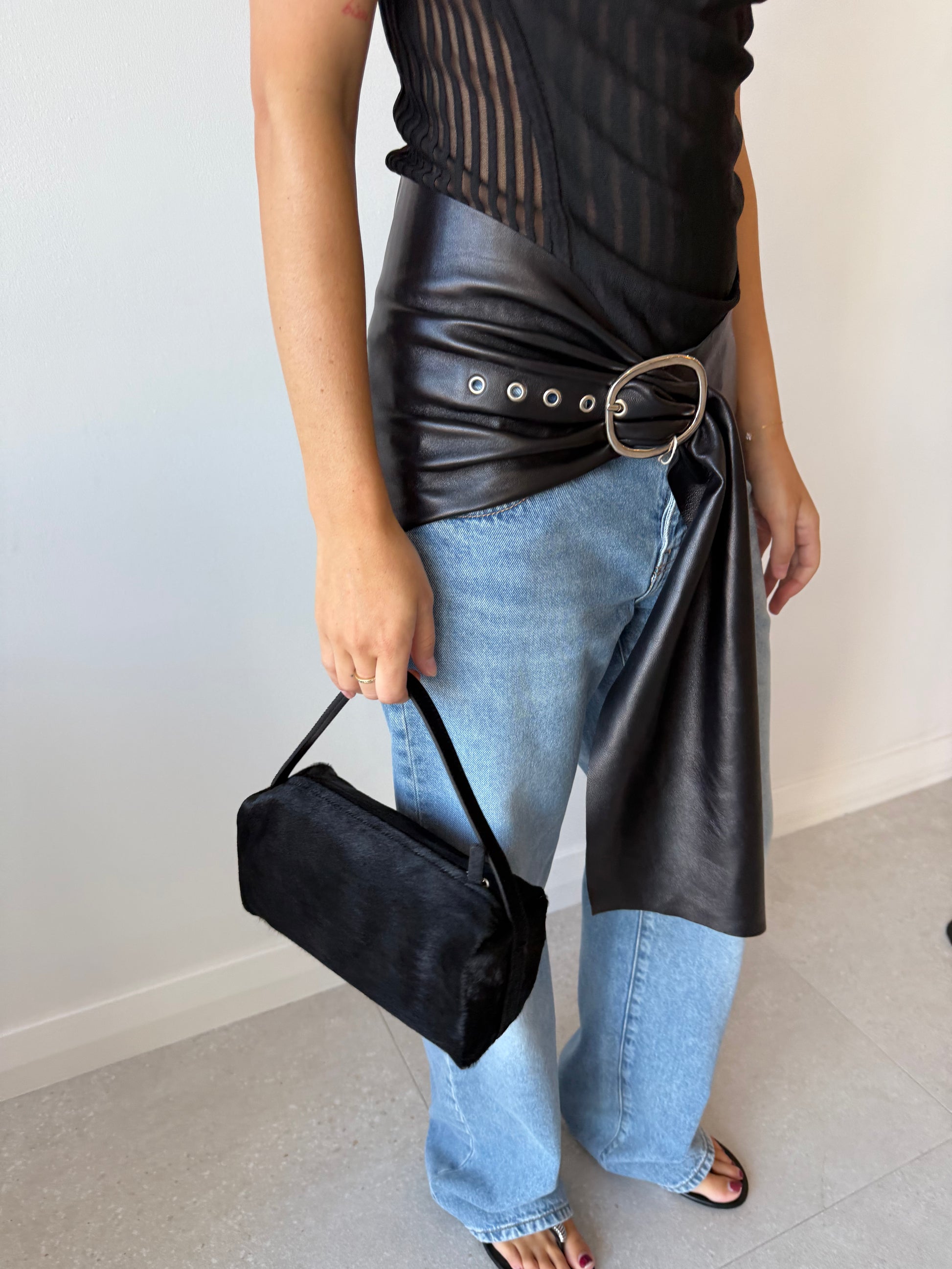 ESTUCHE PONNY BAG BLACK