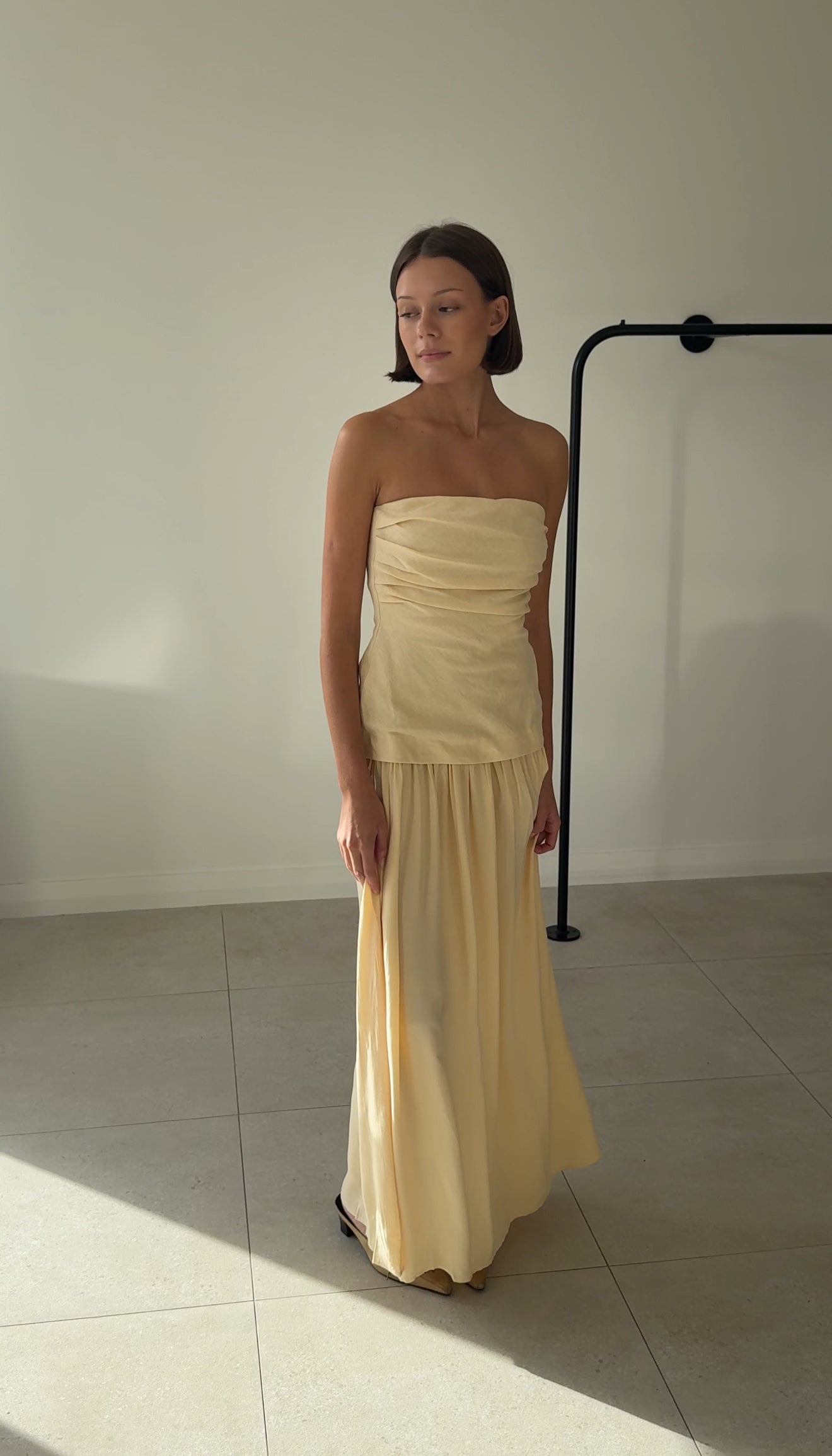 HEDY MAXI DRESS BUTTER Nu Onda HEDY MAXI DRESS BUTTER Nu Onda