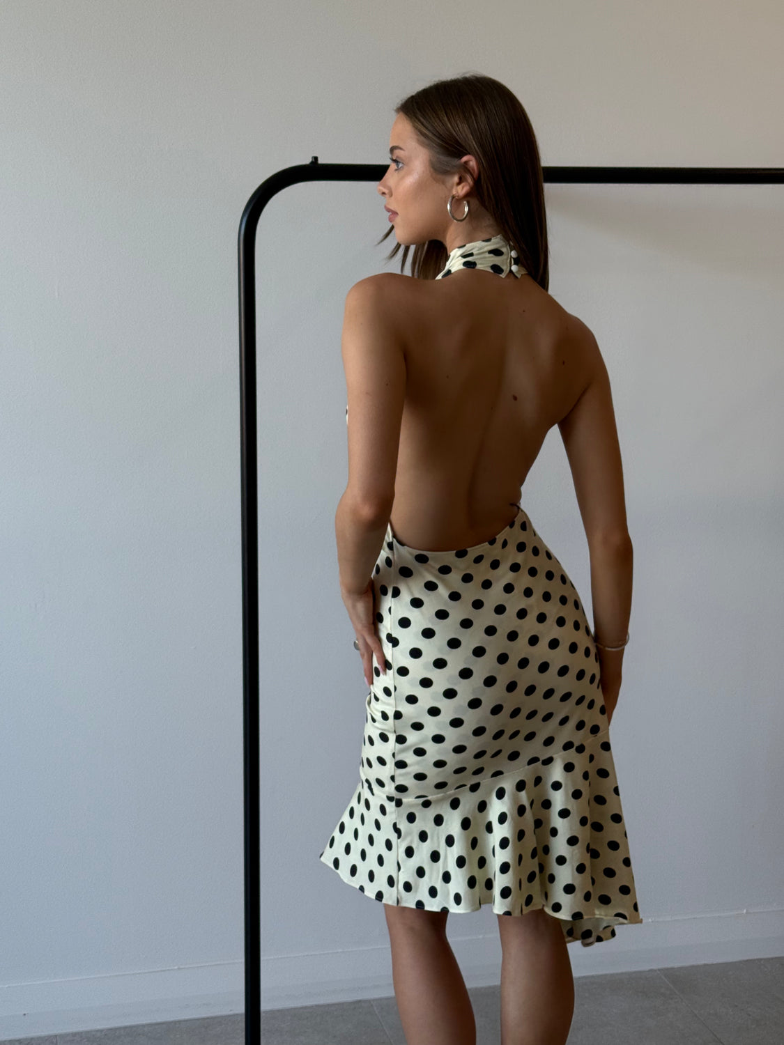 KARINA DRESS BUTTER POLKA DOT - MIAOU