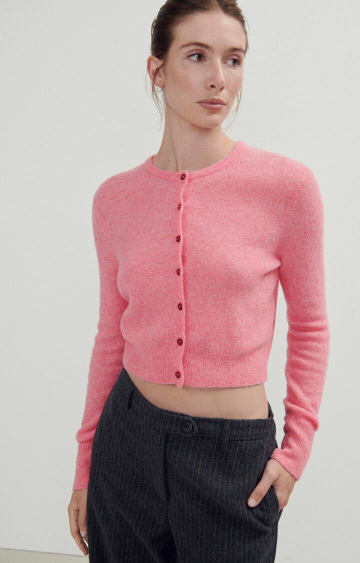 WOMENS CARDIGAN RAZPARK PINK CANDY