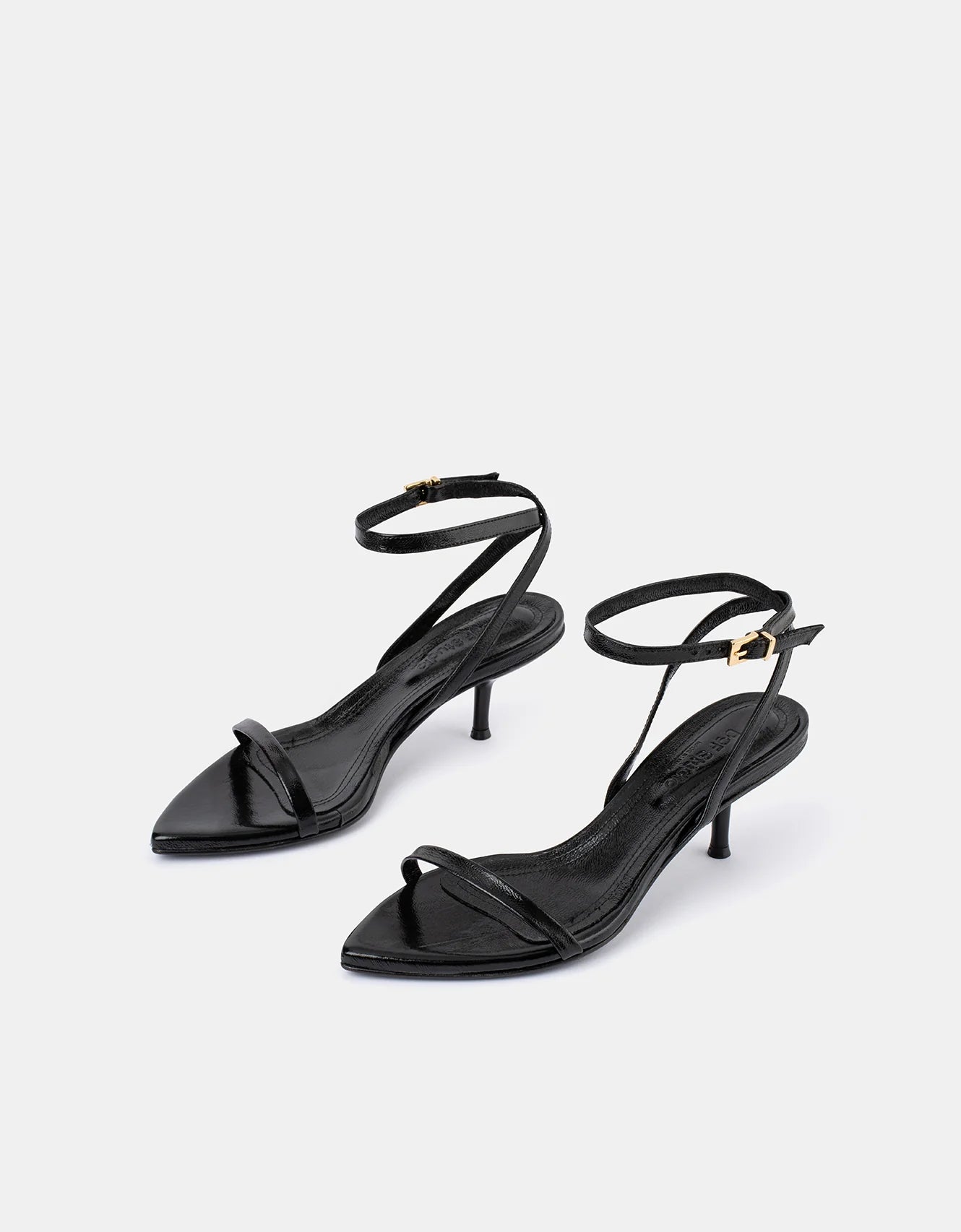 LEONA NERO GLOSSY LEATHER
