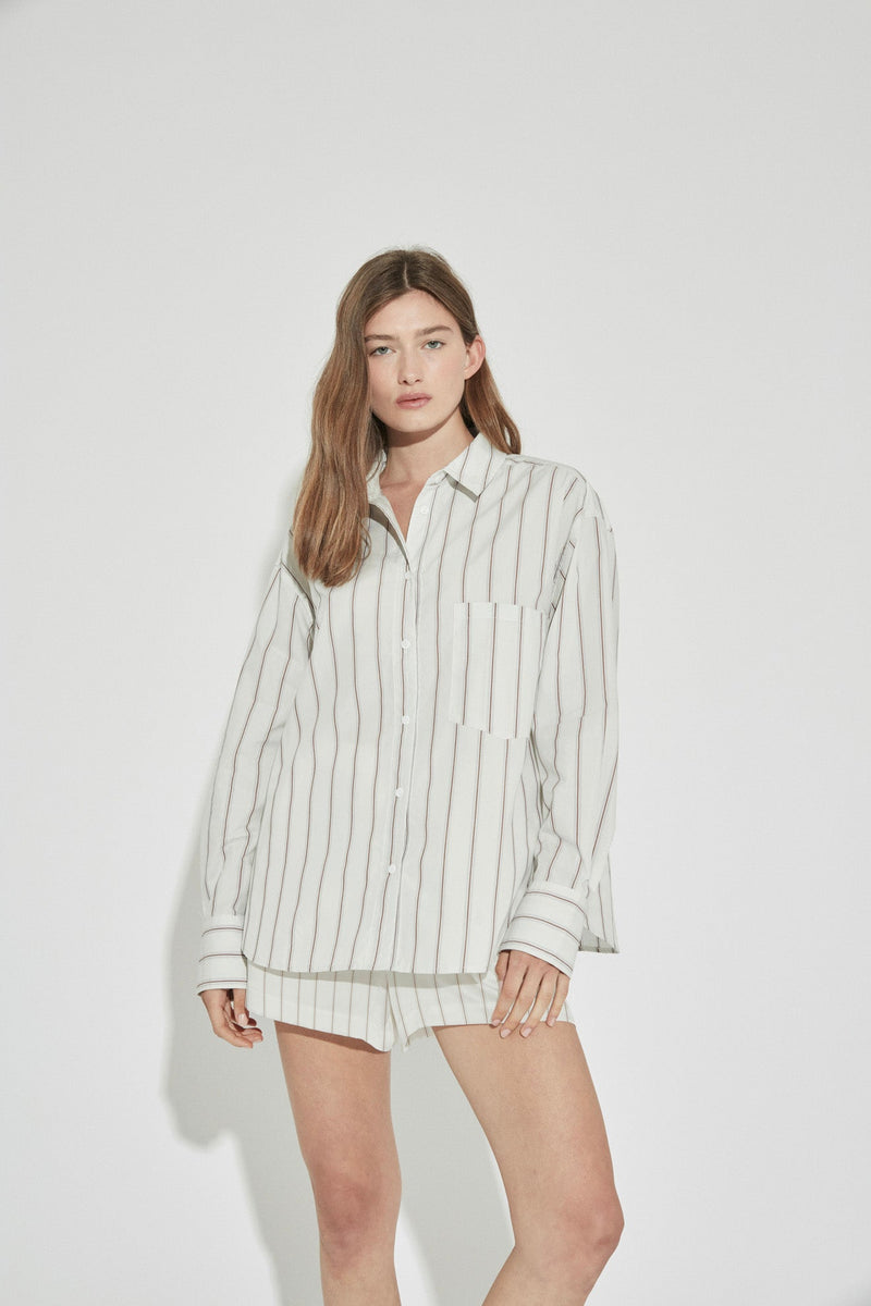 RESORT SHIRT STRIPE 0003 - MAISON ESSENTIELE