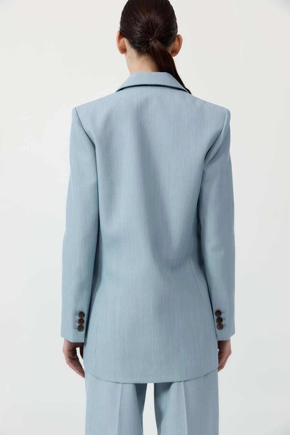 SINGLE BUTTON TAILORED BLAZER