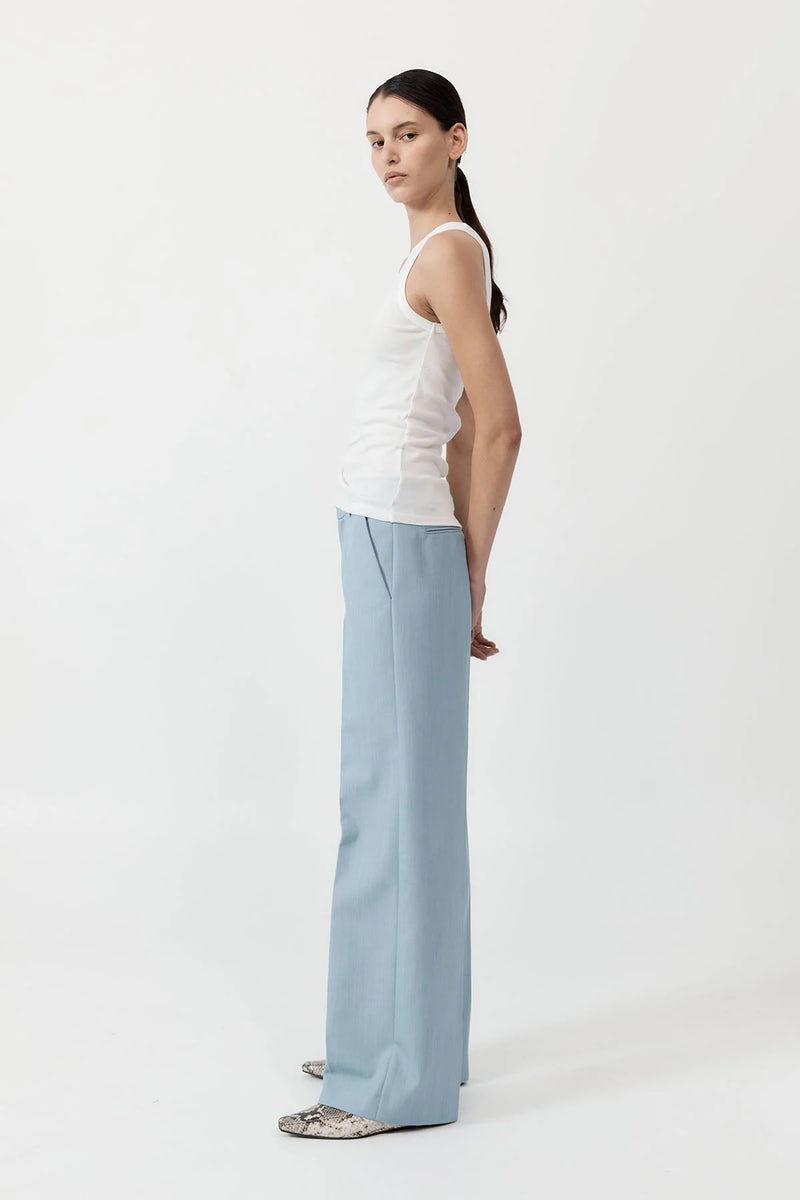 CARTER TROUSERS STONE BLUE - ST.AGNI