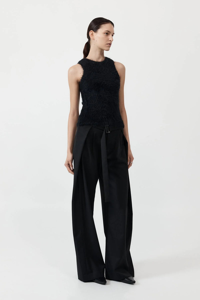 ALPACA TANK BLACK - ST.AGNI
