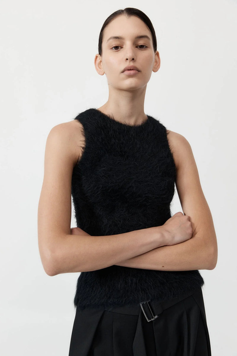 ALPACA TANK BLACK - ST.AGNI