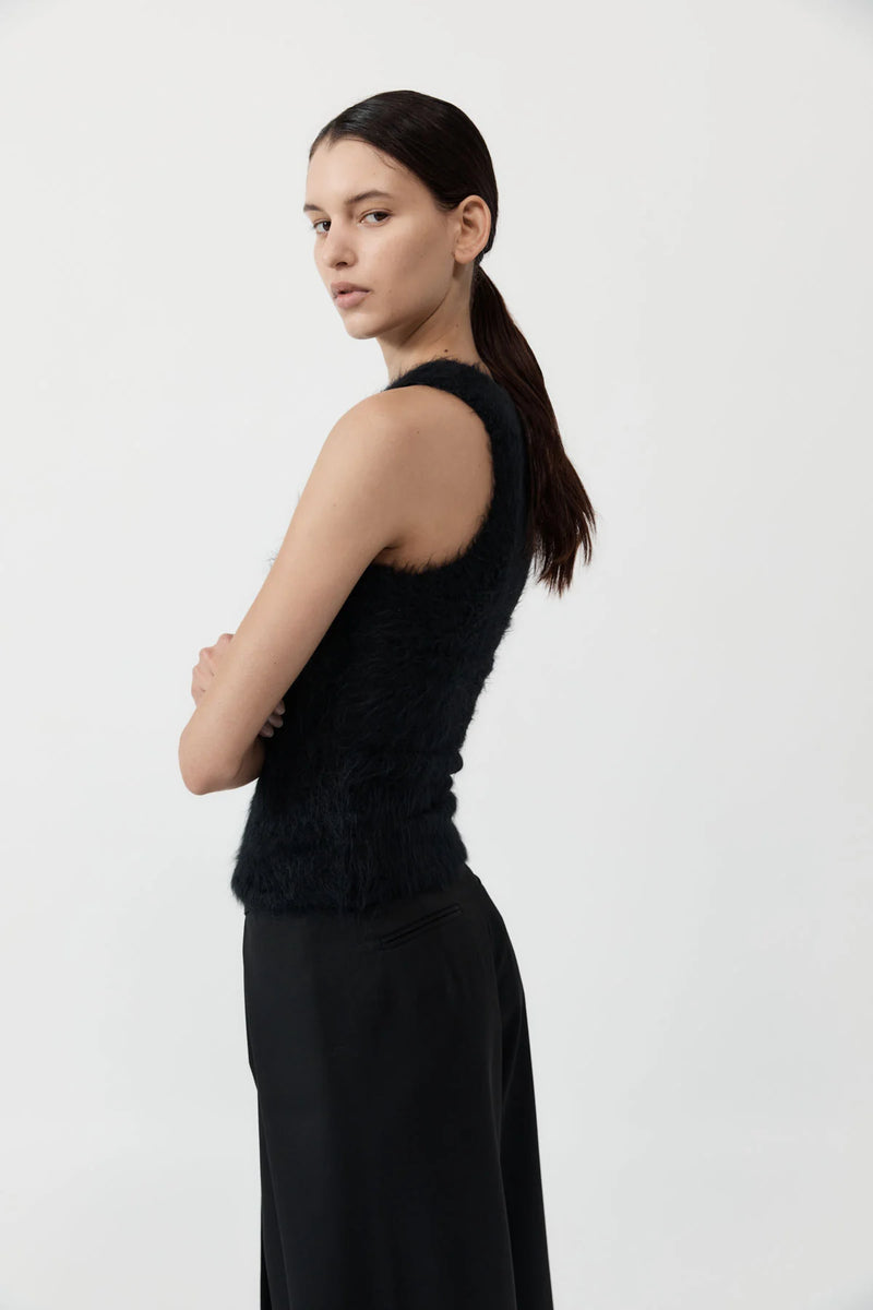 ALPACA TANK BLACK - ST.AGNI