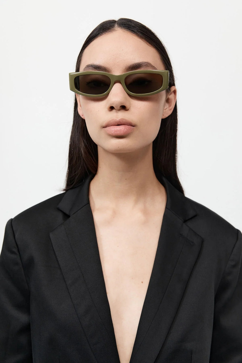 EVERYDAY RECTANGLE SUNGLASSES OLIVE
