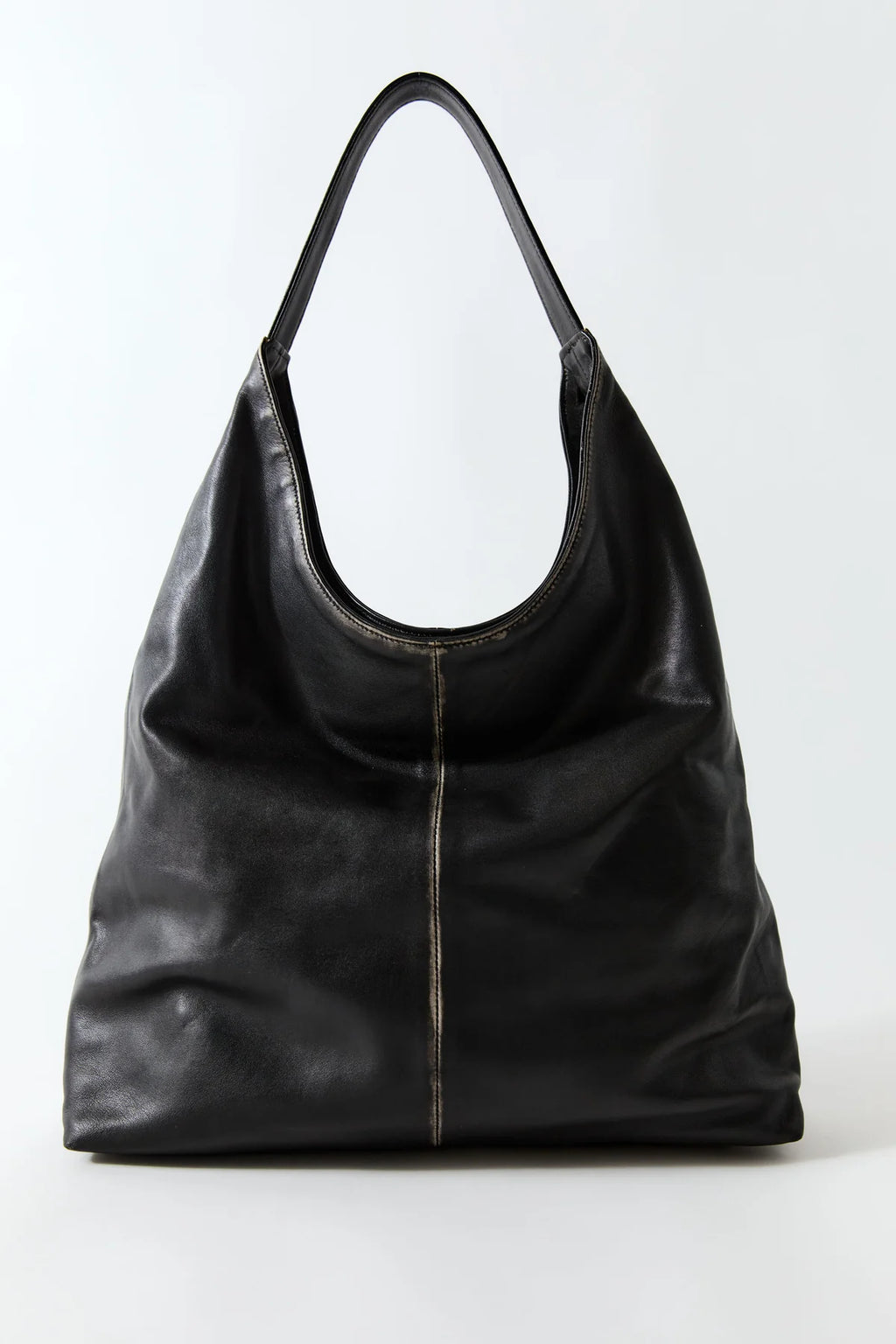 BRUSHED LARGE TOTE BLACK