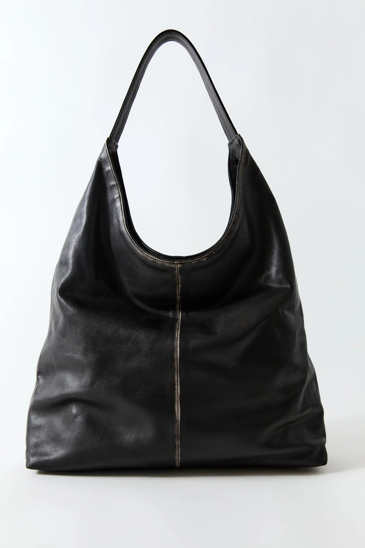 BRUSHED LARGE TOTE BLACK
