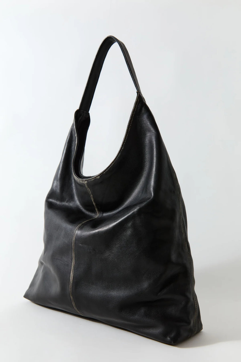 BRUSHED LARGE TOTE BLACK