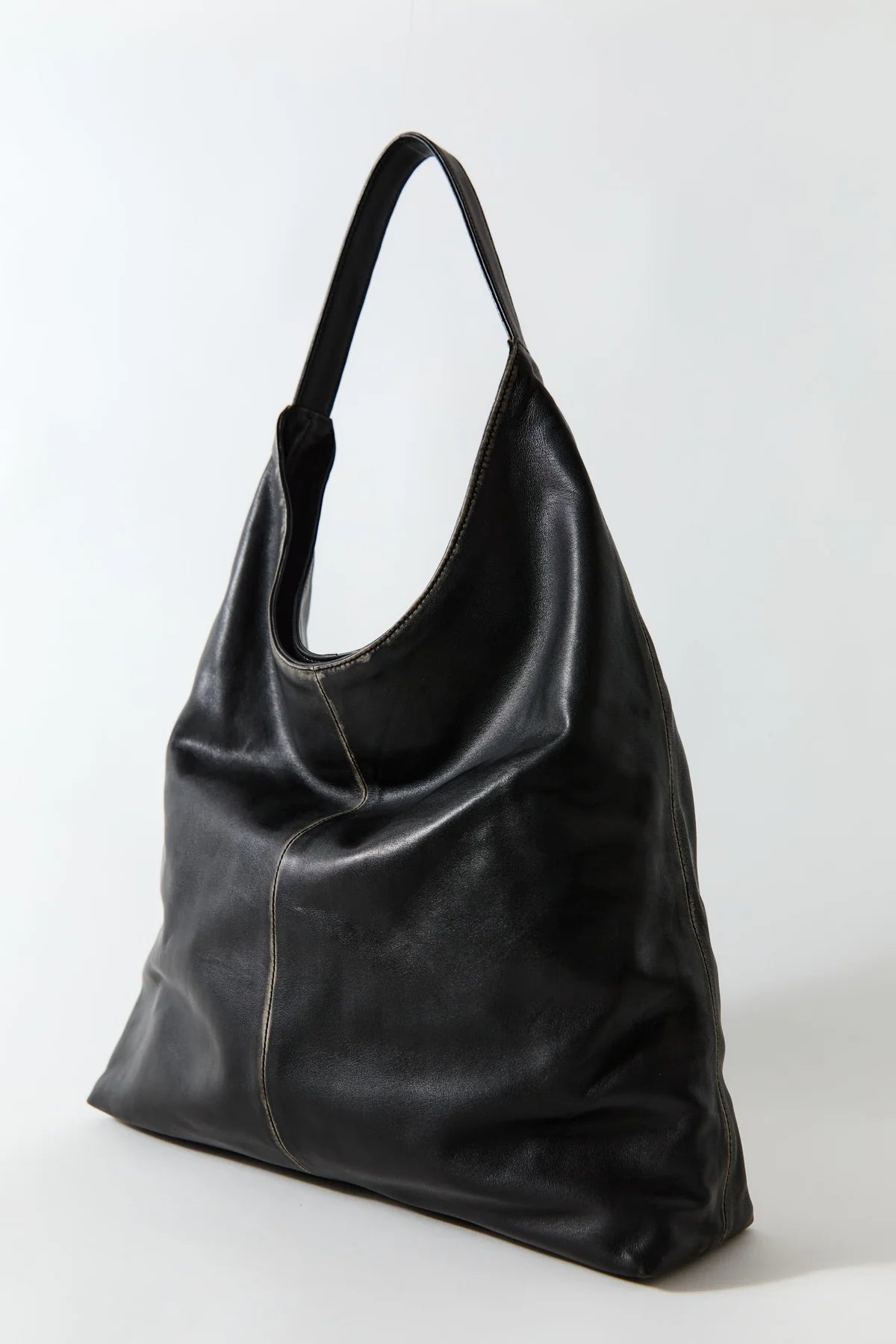 BRUSHED LARGE TOTE BLACK
