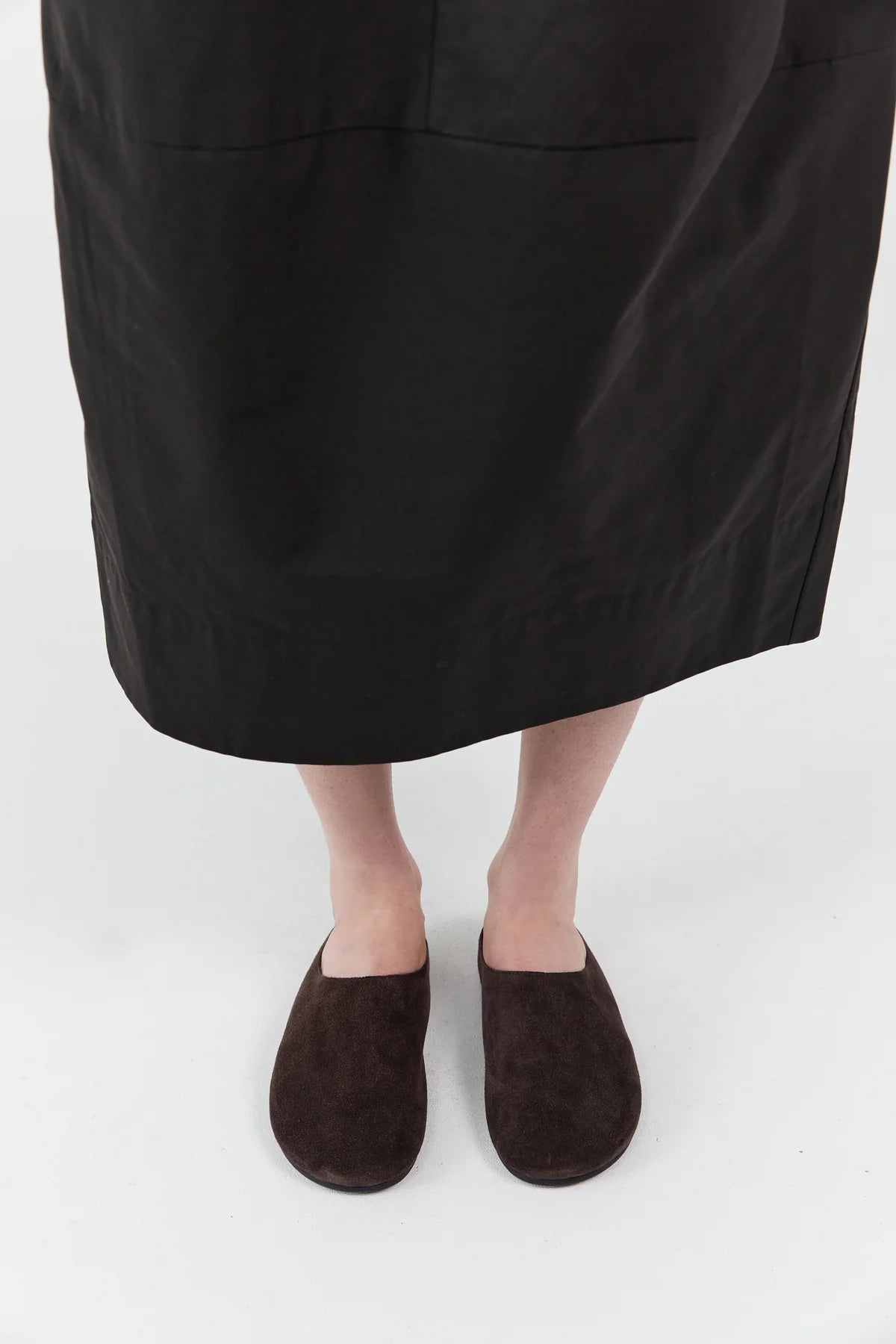 SUEDE MULE