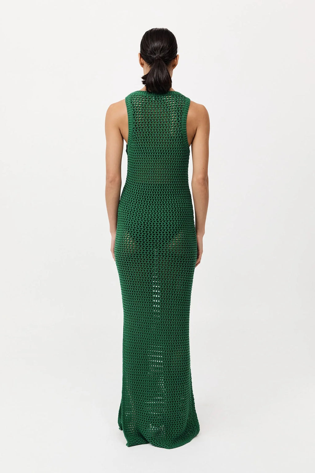 COTTON CROCHET DRESS VERDE