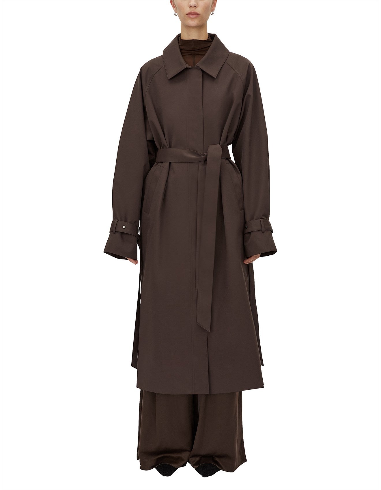 DIA CAR COAT BITTER CHOCOLATE