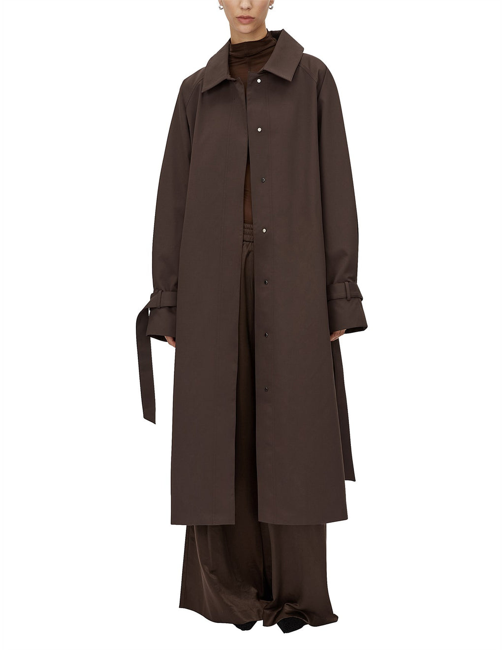 DIA CAR COAT BITTER CHOCOLATE