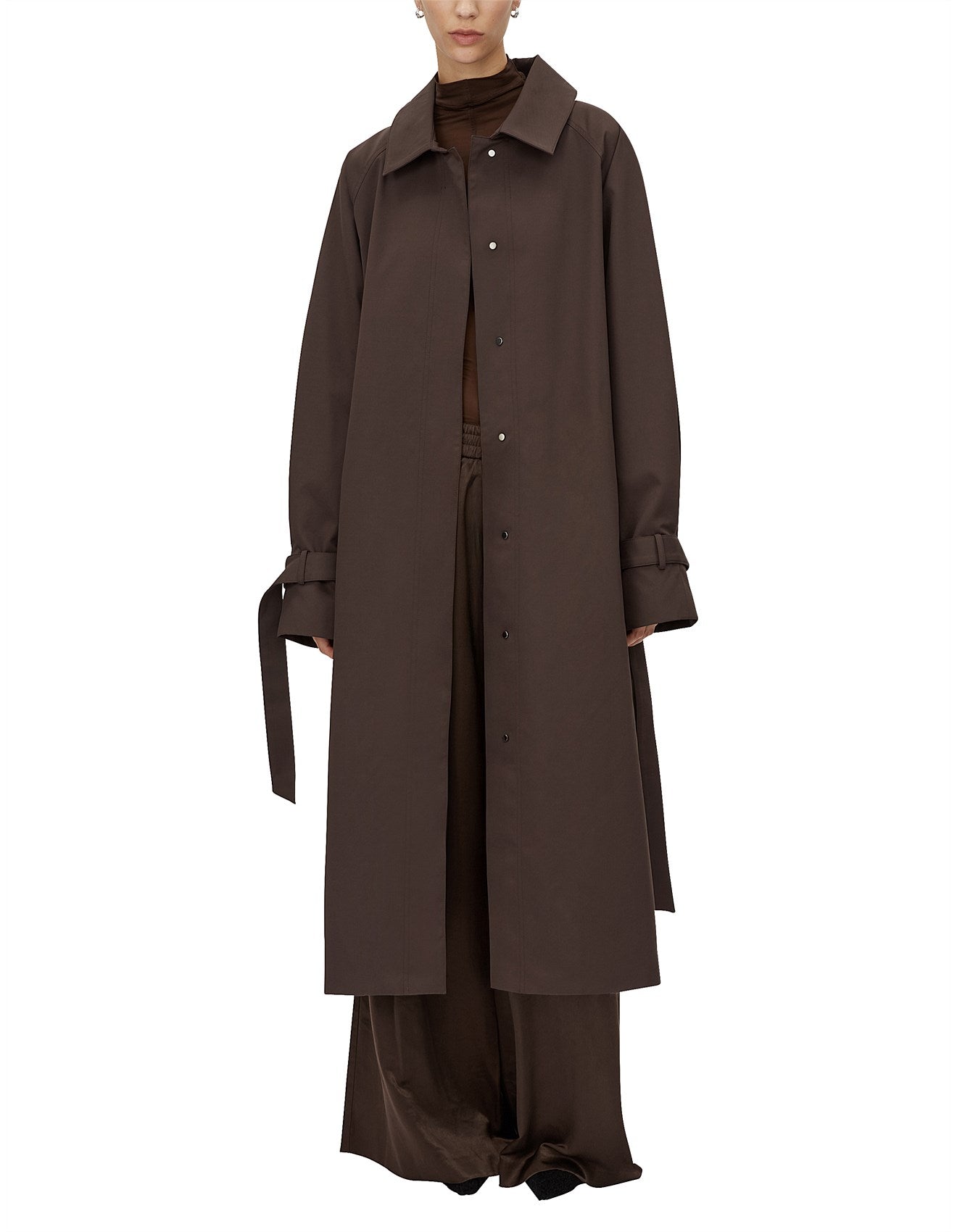 DIA CAR COAT BITTER CHOCOLATE