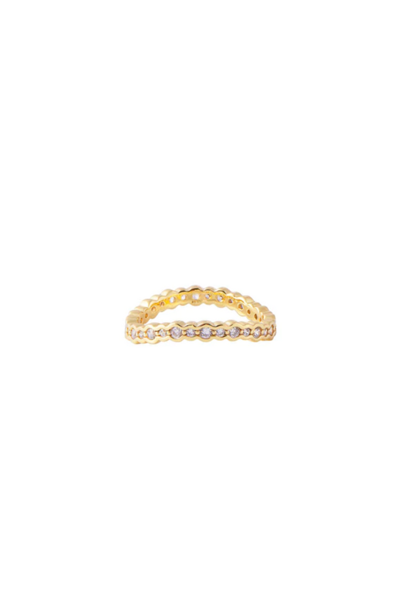 CURVED STACKED RING 6 - FAIRLEY