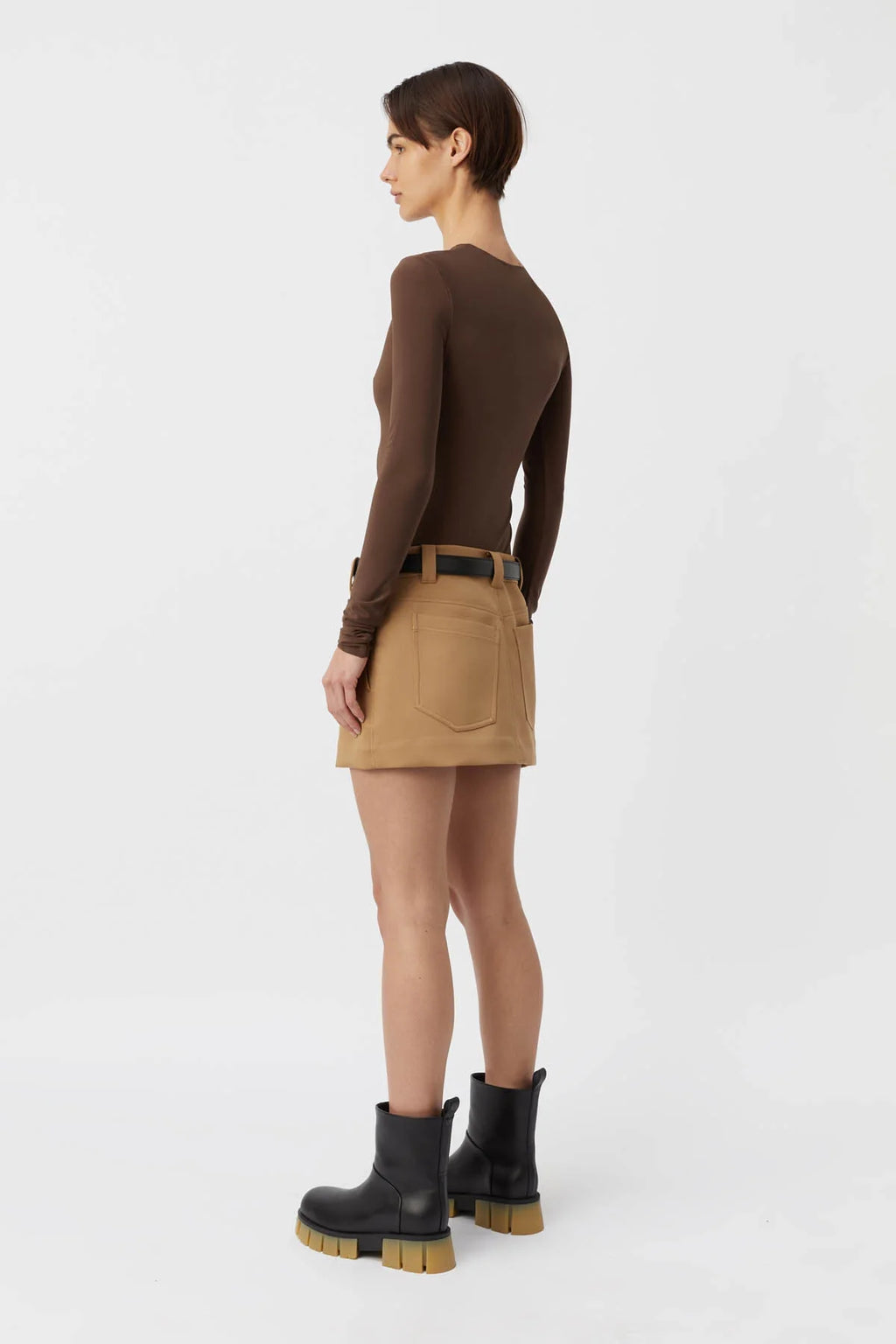 SAINT LONG SLEEVE TOP MILK CHOCOLATE