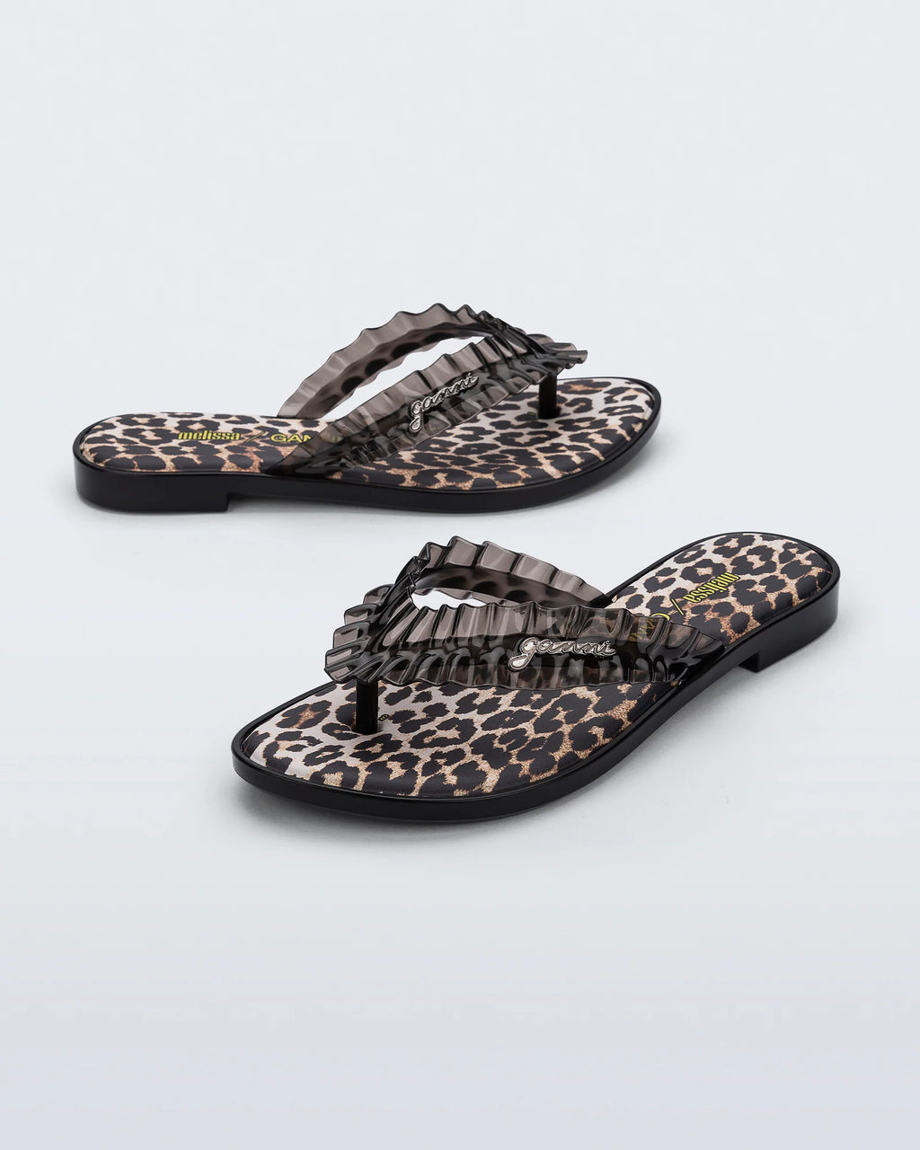 MELISSA X GANNI FLIP FLOP BLACK