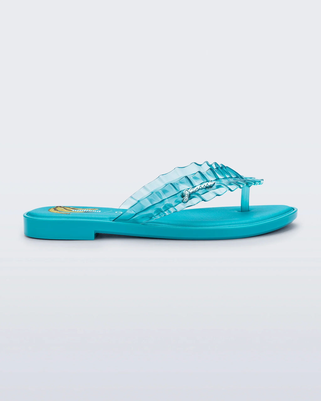 MELISSA X GANNI FLIP FLOP BLUE