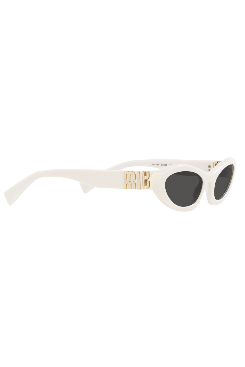 MU09YS WHITE W/DARK GREY - MIU MIU