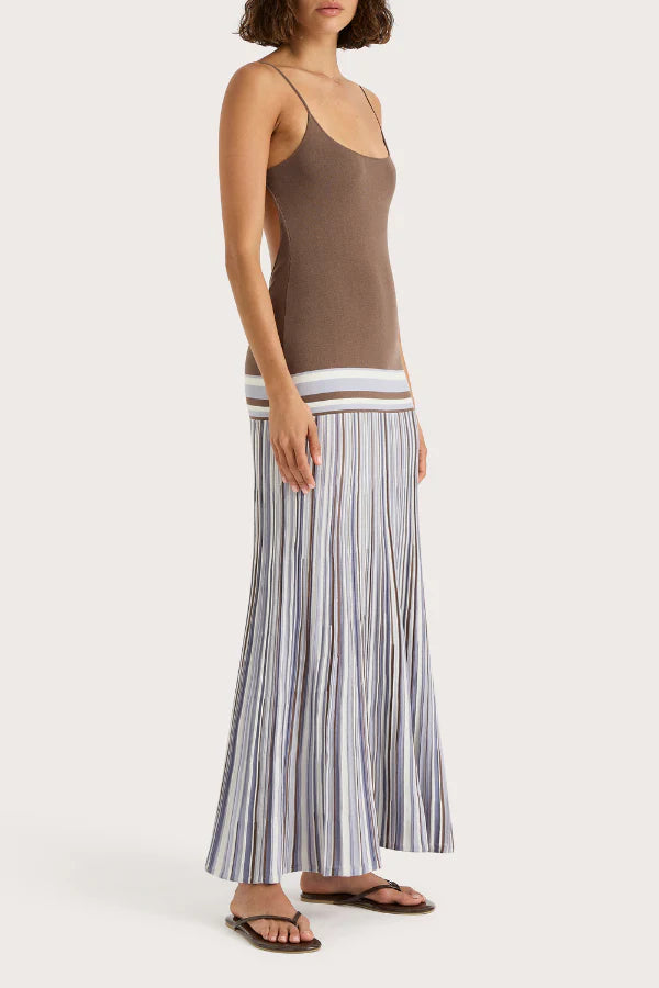 CITARA MAXI DRESS PALE BLUE STRIPE - FAITHFULL THE BRAND