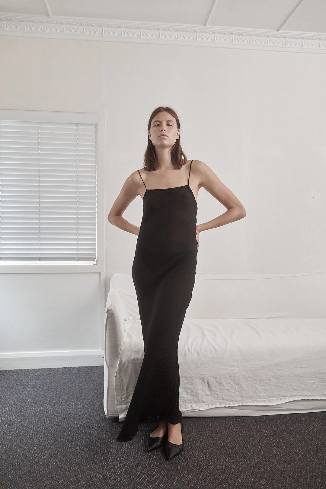 ABSTRACT DRESS BLACK