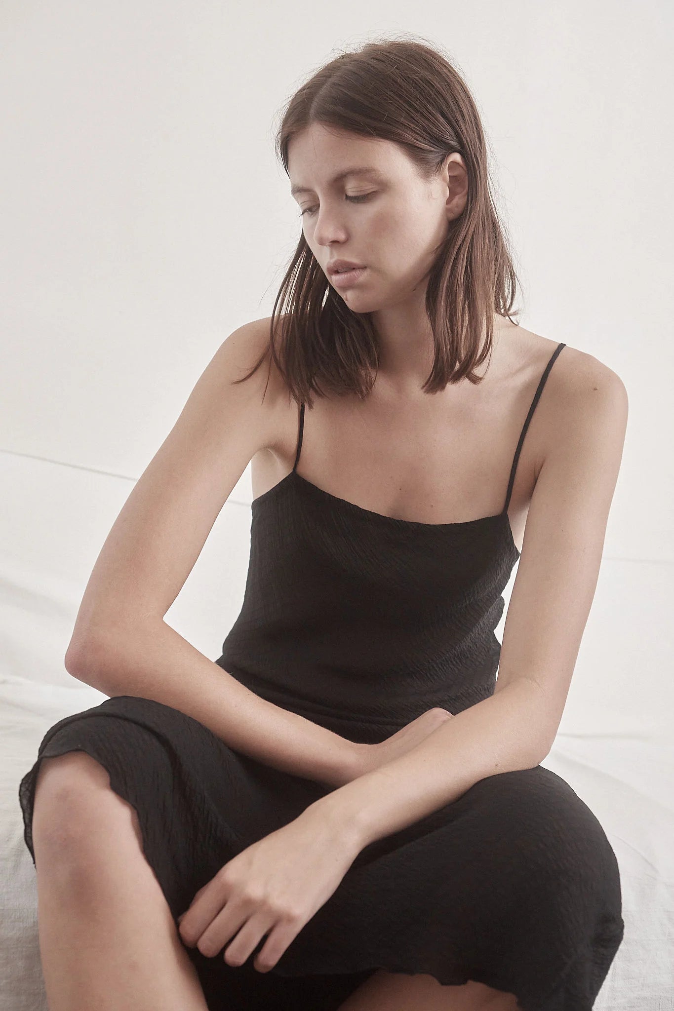 ABSTRACT DRESS BLACK