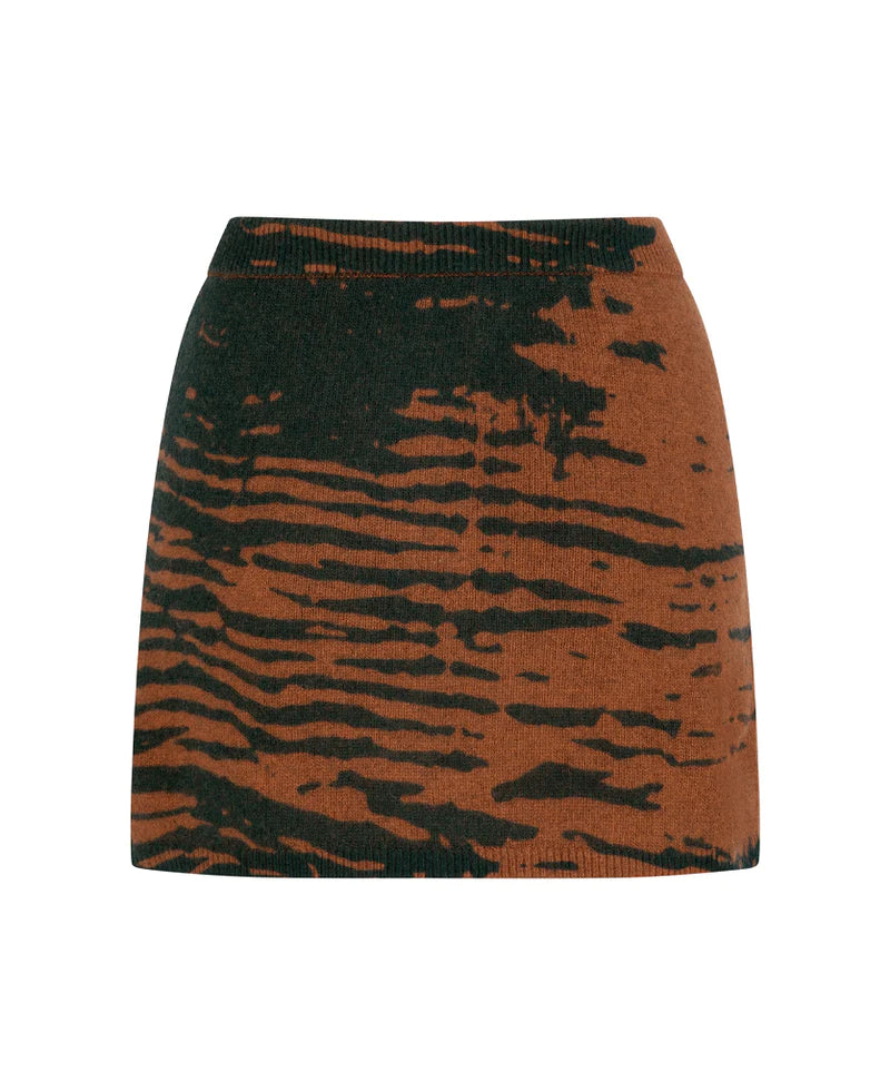 MIRAGE MINI SKIRT CLAY