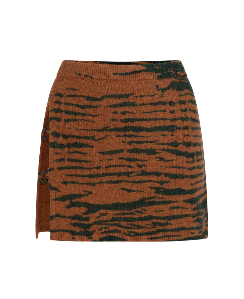 MIRAGE MINI SKIRT CLAY - NAGNATA