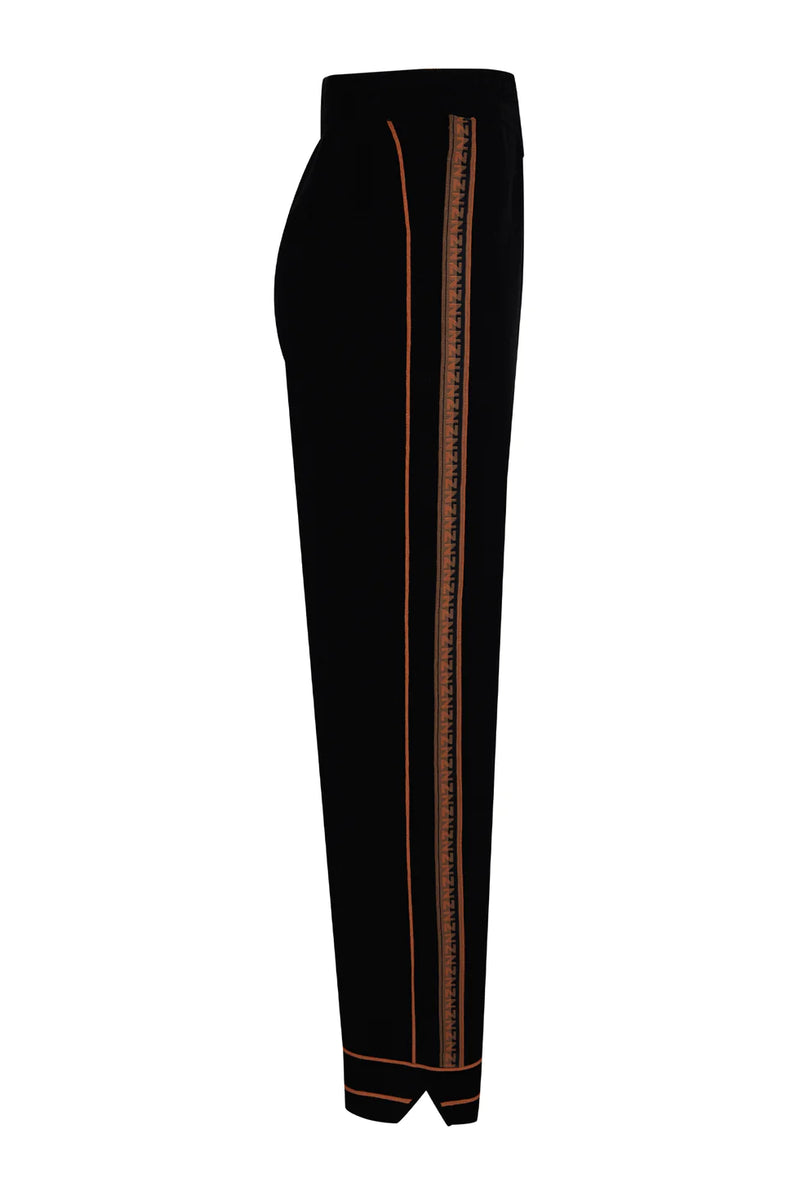 SYMBOL TRACK PANT BLACK - NAGNATA