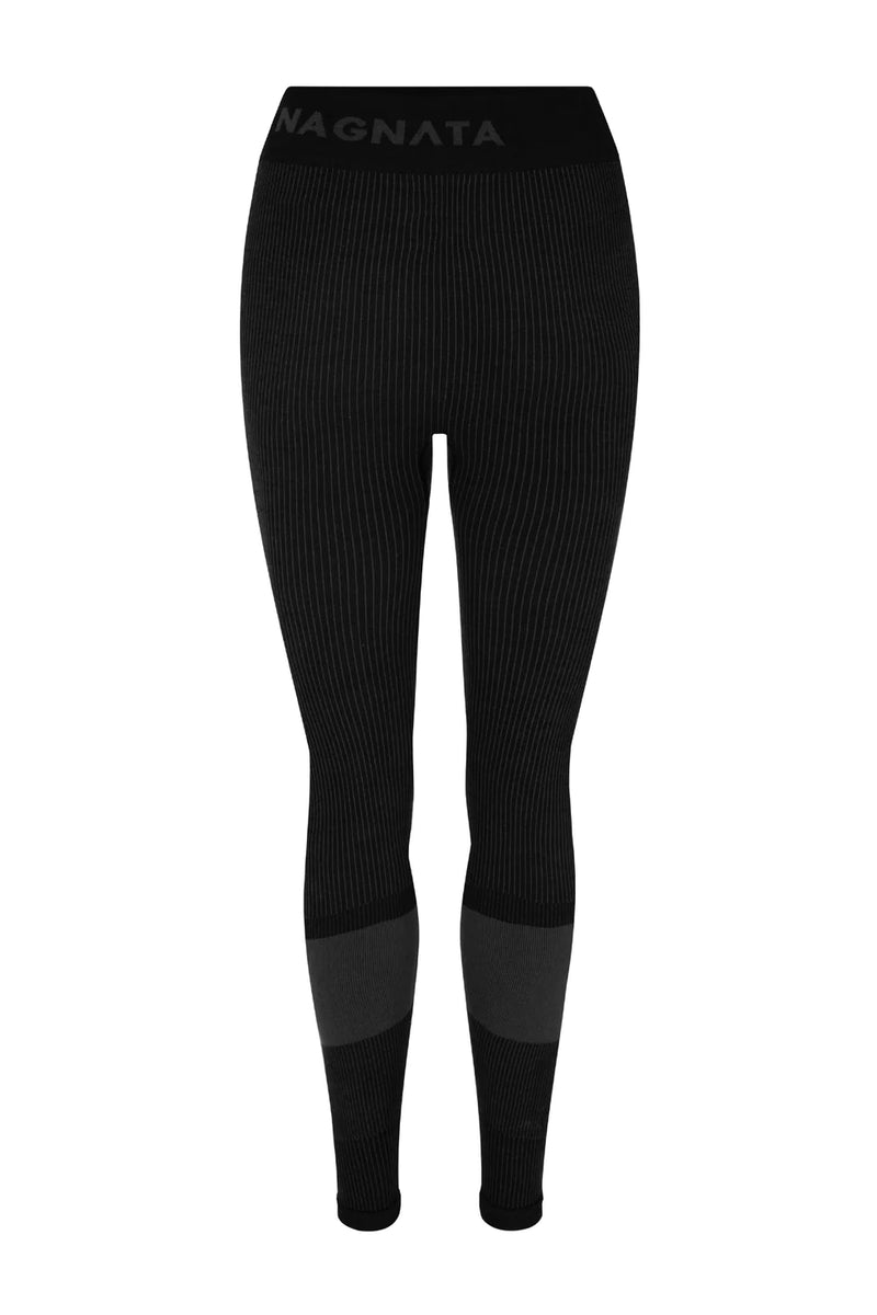 BALLET LEGGING BLACK/DARKCHARCOAL - NAGNATA