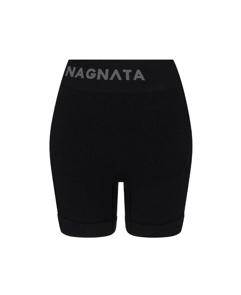 BALLET WOOL MINI SHORT BLACK - NAGNATA